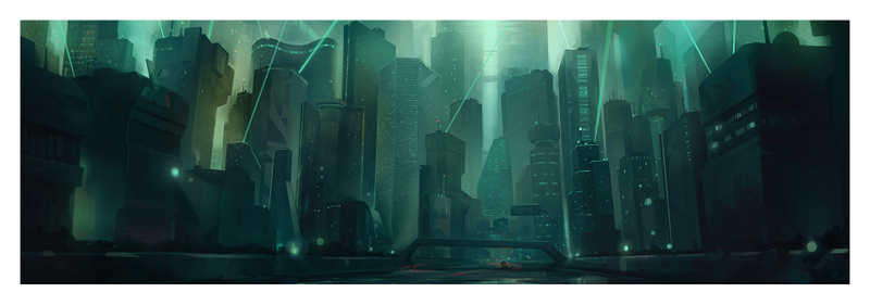 Illustration for article titled Add These Gorgeous Scifi Landscapes to Your Art Collection Right Now